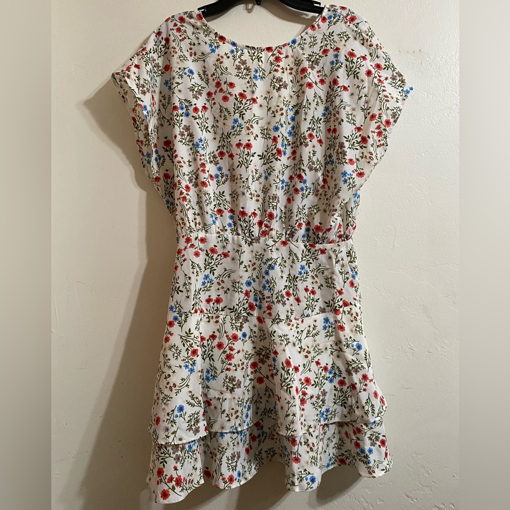 Floral Ruffle Dress